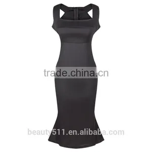 Hot Sale Women Latest Fashion Irregular Strips Casual Beach Dress SD29 thumbnail-5