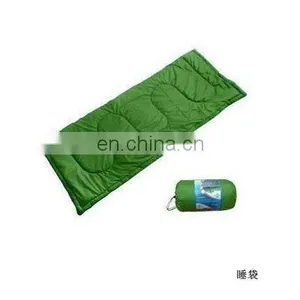 Newly Design Eco Friendly Promotional Green Sleeping Bag thumbnail-1