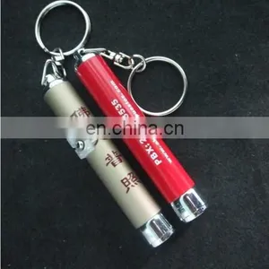 Multicolor Mini Logo Projector Logo Keyring Led Light Keychain thumbnail-3