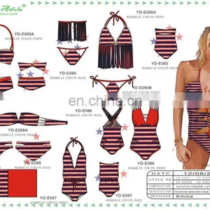 Latest Fashion Red Sexy Woman Bikini Swimwear 2016 thumbnail-1