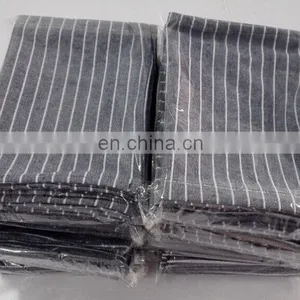 High Quality Linen/cotton Color Weaved Frayed Hem Tea Towels in Stripes in Small Quantities thumbnail-6