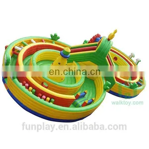 HI New Design Amazing Amusement Park Equipment Inflatable Game Rides for Sale thumbnail-1