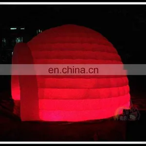 Best Selling Inflatable LED Light Round Kiosk Round Photo Enclosure Spray Portable Booth thumbnail-5