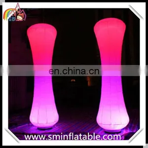 Popular Inflatable Lighting Cylinder, Led Lighted Cone for Party Celebration, Stage Inflatable Led Column thumbnail-1