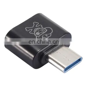 ENKAY Hat-Prince HC-8 Mini ABS USB 2.0 Female to USB-C / Type-C 3.1 Male Port Connector OTG Adapter thumbnail-4