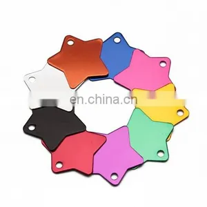 Star Shaped Blank Aluminum Pet Collar Tag thumbnail-6