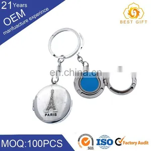 Metal Multi Rings Keyring Three Ring Quick Release Zinc Alloy Keychain thumbnail-1