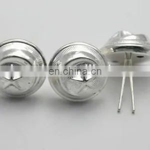 New Design Silver Five Stars Button thumbnail-1