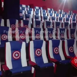 Rocking Back Leather Cinema Seating,leather Folding Cinema Seats thumbnail-2