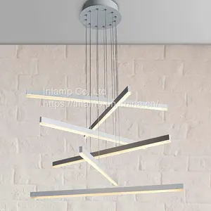 Elegant Acrylic LED Hanging Lighting With 6 Lights thumbnail-1