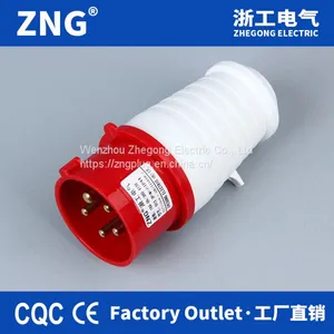 32A 380V 5 Pin Industrial Plug Ip44 Splashproof, Industrial Power Plug 32A 3P+N+PE for Exporting thumbnail-1