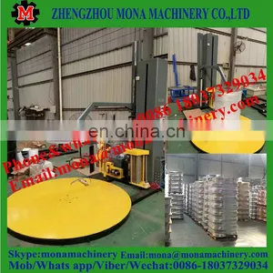 Practical Promotional Semi Auto m Type Pallet Film Wrap Machine thumbnail-2