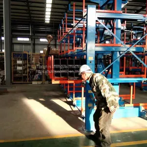 Shake the Cantilever Shelf Crane for 6 Meters to 12 Meters of Profile Steel, Channel Steel Angle Steel Round Steel Pipes thumbnail-1