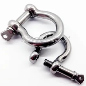 Stainless Steel Hardware Large Sailing Clevis Screw Bolt Type Pin Anchor Bow Shackle thumbnail-2