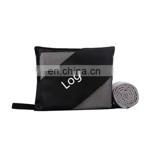 30 Colors in Srock Water Absorption Soft Hand Feel Microfiber Towel With Carry Bag for Beach Travel Gym Yoga thumbnail-3