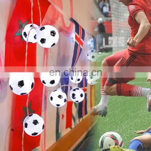 Solar Decorative Led Waterproof String Soccer Ball Lights Garden Home Indoor Outdoor Hanging Fairy Light World Cup Lighting thumbnail-4