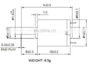 3.0V High Speed Small dc Motor Grader for Sale RF-1215CA thumbnail-3