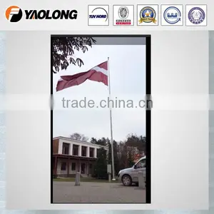 Conical Stainless Steel National Flagpole thumbnail-3