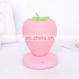 Colorful Touch Sensor Led Bedside Lamps Soft Silicone Soft Baby Night Light for Kids thumbnail-4
