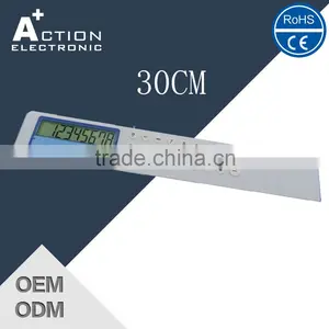 30CM Ruler With 8 Digital Calculator for Promotion thumbnail-1