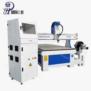 Sculpture Wood Carving Machine 1325 4 Axis CNC Router Wood Engraving Cutting Machine With Rotary thumbnail-4