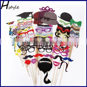 Fanny Photo Booth Props 76PCS DIY Kit for Wedding Birthdays Graduate Party Travel PFB0020 thumbnail-1