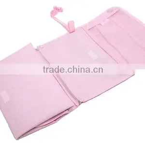 Fancy Pink Easy Clean Portable Diaper Changing Pad thumbnail-4