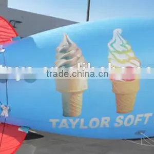 Blue Advertising Inflatable Outdoor Helium Airship thumbnail-1