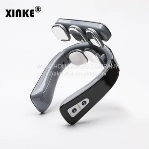 Intelligent Voice Call 3D Neck Massager Remote 2 Level Infrared Heating Pain Neck Care Massager thumbnail-2