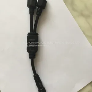 2pin 4pin Black Pigtail Plastics Waterproof IP65 IP67 IP68 LED Connector Male Female Plug With Screw And Nut thumbnail-3