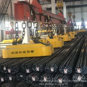 Lifting Electromagnet for Handling Steel Billets and Rounds of Strong Magnetise Penetration MW12 Series thumbnail-1