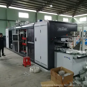 YJX-JY Three Station High Speed Tableware Tray Lunch Box Lid Making Thermoforming Machine thumbnail-5