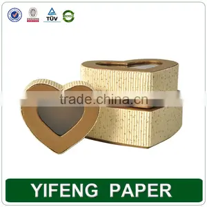 Wholesale Custom Storage Distribution Kraft Paper Gift Heart Shaped Packaging Chocolate Box thumbnail-5