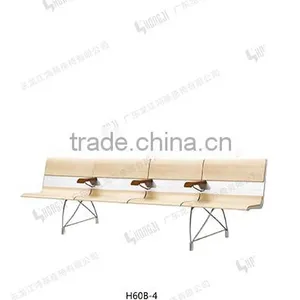 Italy Design Public Area Seating Bustation Waiting Chair With Armrest H60B-3-E thumbnail-6