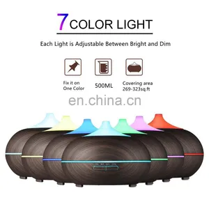 New Arrival 300ml Wood Grain Ultrasonic Essential Oil Aroma Diffuser thumbnail-3