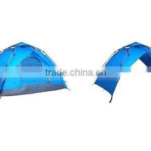 TOOTS 3-4 Person Double Layer Polyester Family Camping Tent With Fiberglass Pole thumbnail-2