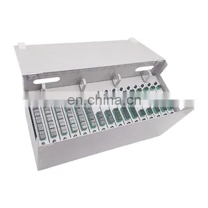 Fiber Optic Terminal Sc LC FC ST 12 24 48 PORT Rack Mount ODF Patch Panel 19inch Empty/Full Load Optical Distribution Frame thumbnail-4