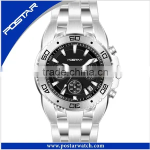 Men Stainless Steel Automatic Watch Japan Movement Quartz Watch thumbnail-1