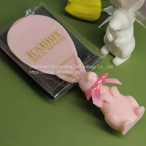 New Arrival High Quality Silicone Food Grade Kitchen Cooking Item Rice Paddle Scoop Utensils Rice Spoon thumbnail-4