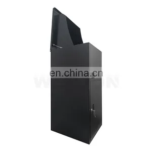 Standing Letter Box Large Freestanding Parcel Post Box With Lock Waterproof Mailbox thumbnail-4