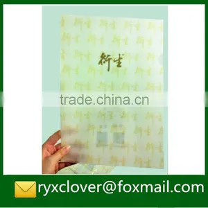Promotional Advertising Gifts PP Plastic A4 Size L Shape Folder thumbnail-3