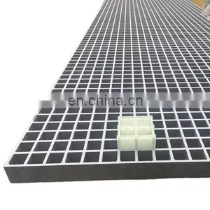 Reinforced Composite Plastic Grille Walkway Grating FRP Molded Grating Flooring thumbnail-1