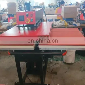 LCD Pneumatic Automatic Double Station Pneumatic Heat Press Machine (38*38cm/40*50cm/40*60cm Optional,custom-made Welcomed ) thumbnail-3