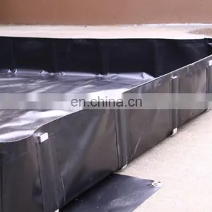 China Manufacture Industry Standard Collapsible L-Bracket PVC Oil Spill Containment Berms 3' x 5' x 12\ thumbnail-3