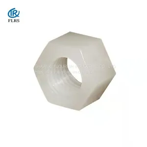 Pvdf Hexagon Nut Hex. Nuts Natural Color / M3-M20 Corrosion Resistant Nut thumbnail-2