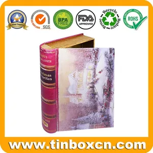 Promotional Round Xmas Christmas Tin Bell With Ribbon and Metallic Effect thumbnail-4