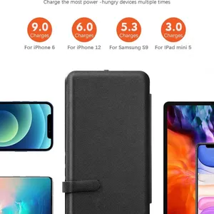 Solar PowerBank 26800mAh Large Capacity Outdoor Waterproof Solar Power Bank Wireless Charging thumbnail-3