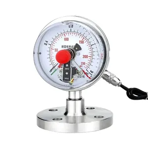Electric Contact Diaphragm Pressure Gauge Customized Support OEM Factory in China thumbnail-1