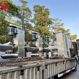 304 Stainless Steel Vertical Plastic Dewatering Machine With PLC Control thumbnail-1