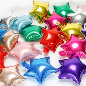 Factory Direct Party Decoration 24/5/10/18inch Balloons Five-pointed Mylar Helium Star Aluminum Foil Balloon thumbnail-1